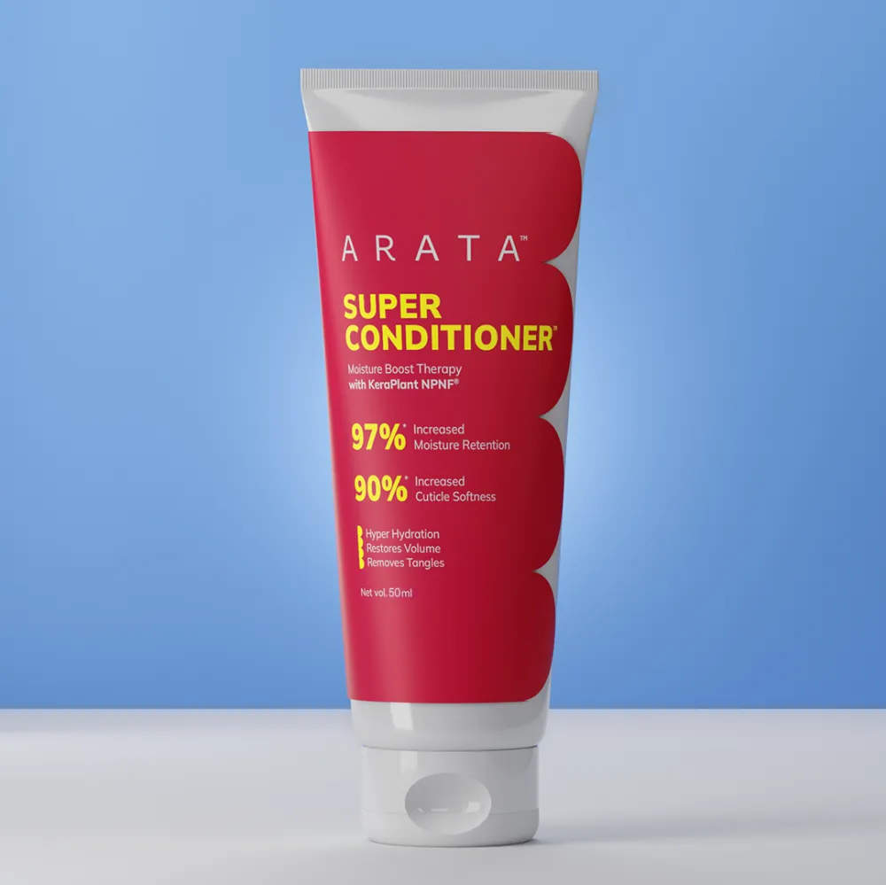 Vegan Keratin & Rice Water Super Conditioner for Dry, Frizzy & Damaged Hair - Travel Pack- 50ml BYOB