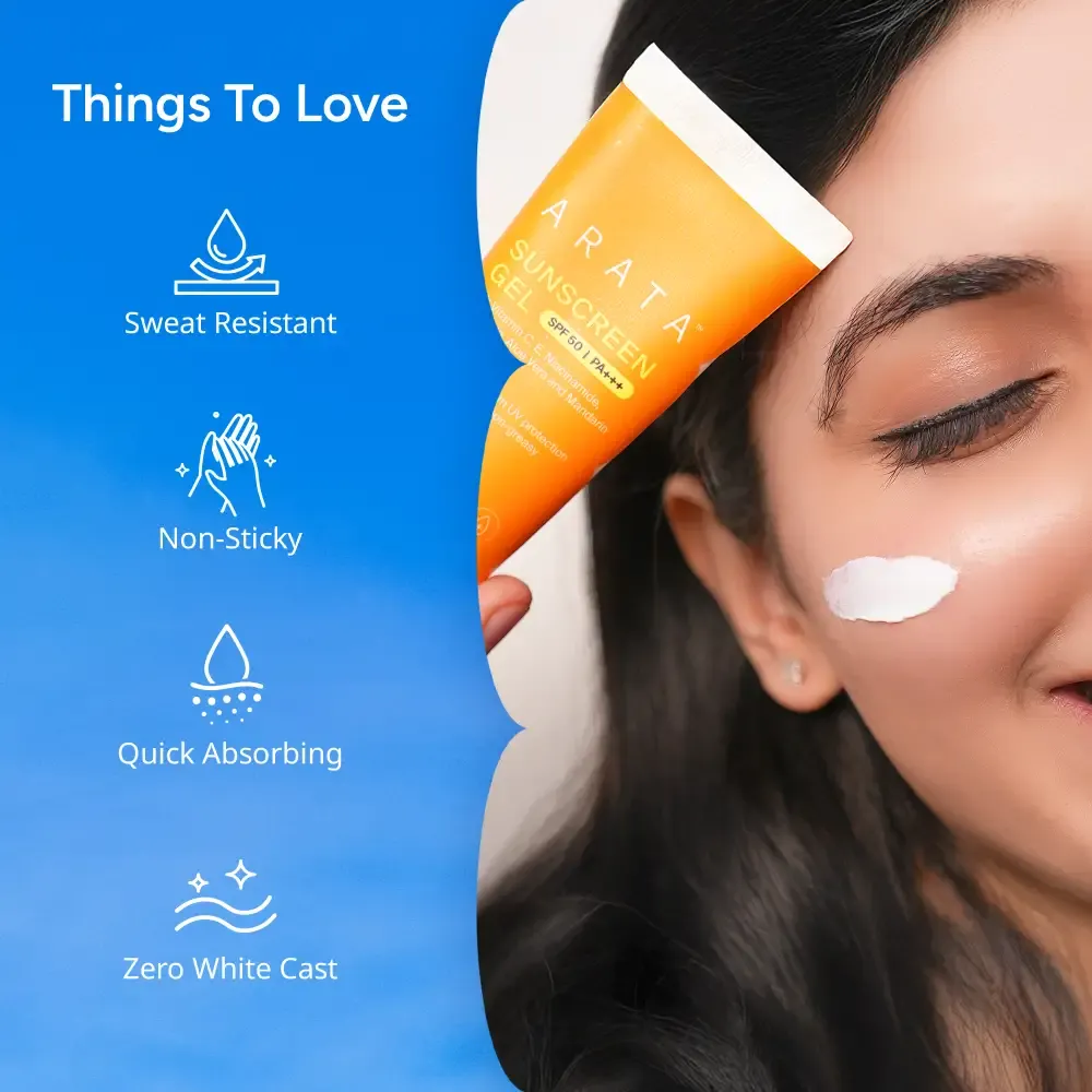 Sunscreen Gel with SPF 50, PA+++ (Pack of 2) - Image 4
