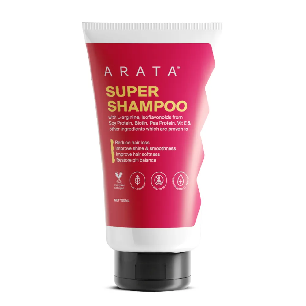 Biotin & Protein Rich Super Shampoo for Damage & Frizz Control - 150ml (Travel Size)